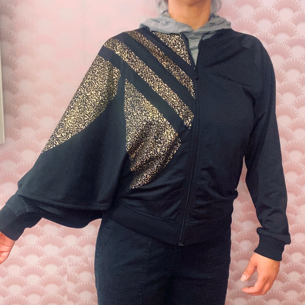 Adidas jacket with batwing sleeve